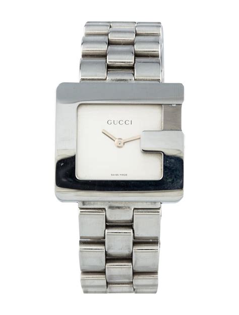 silver g face gucci watch